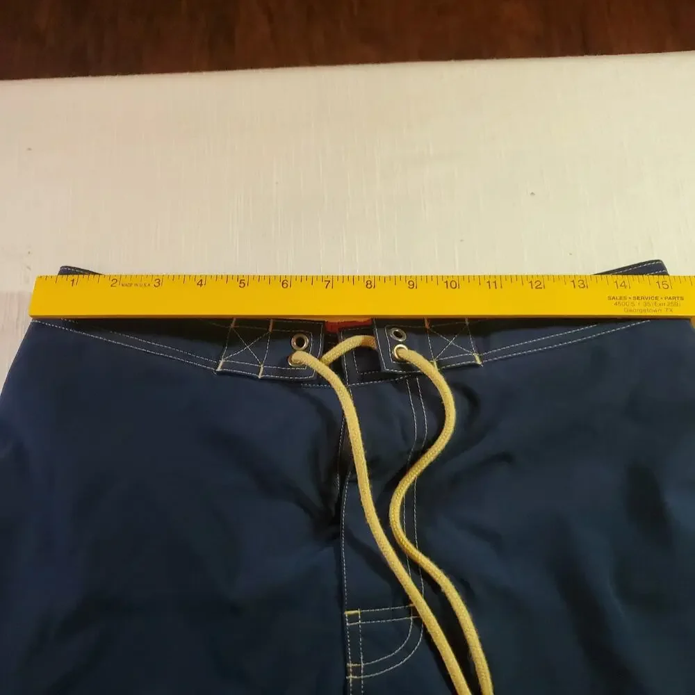 Polo Ralph Lauren Mens Size Medium Swim Trunks Shorts Dark Blue Navy Pony Logo